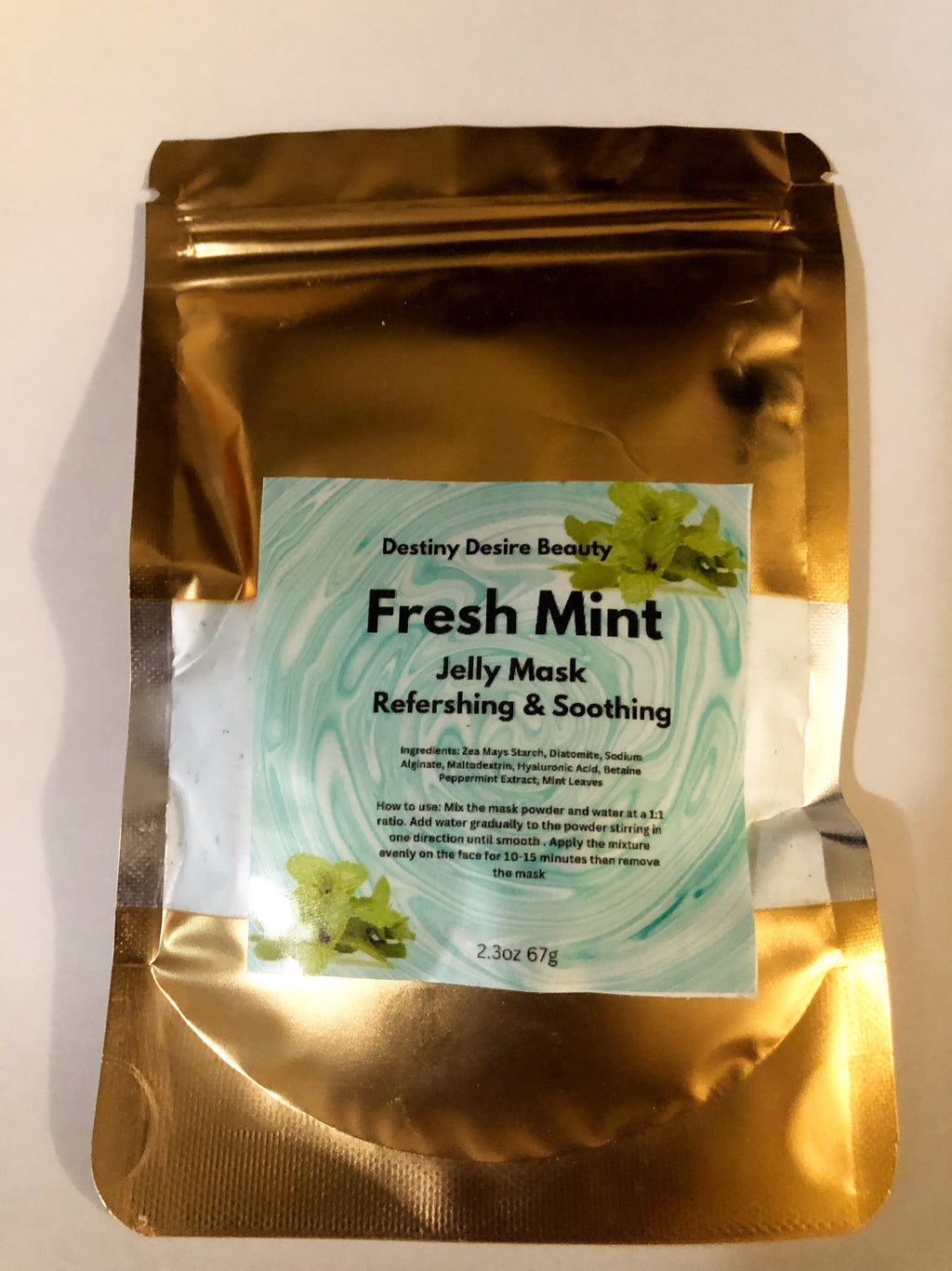 Fresh Mint Jelly Mask