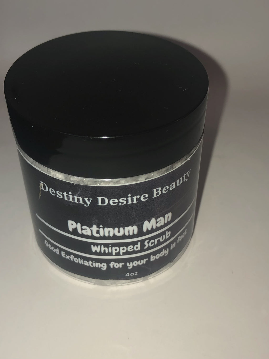 Platinum Man Whipped Body Scrub