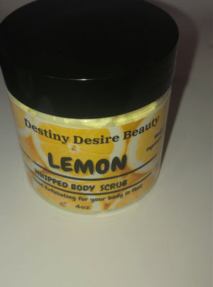 Lemon Whipped Sugar Scrub